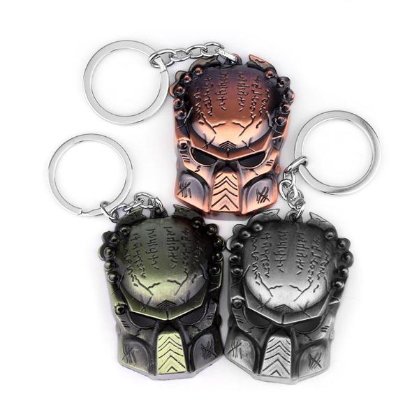 keychains 3 colors fashion men avp alien mask keychain alloy jewelry war warrior pendant gift for car holder souvenirs, Silver
keychains 3 colors fashion men avp alien mask keychain alloy jewelry war warrior pendant gift for car holder souvenirs, Silver