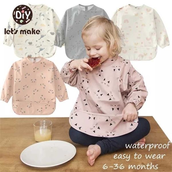 1pc children's waterproof bib toddler long sleeve art smock feeding bibs anti-wear printed cartoon boys girls burp cloth scarf 220209
1pc children's waterproof bib toddler long sleeve art smock feeding bibs anti-wear printed cartoon boys girls burp cloth scarf 220209