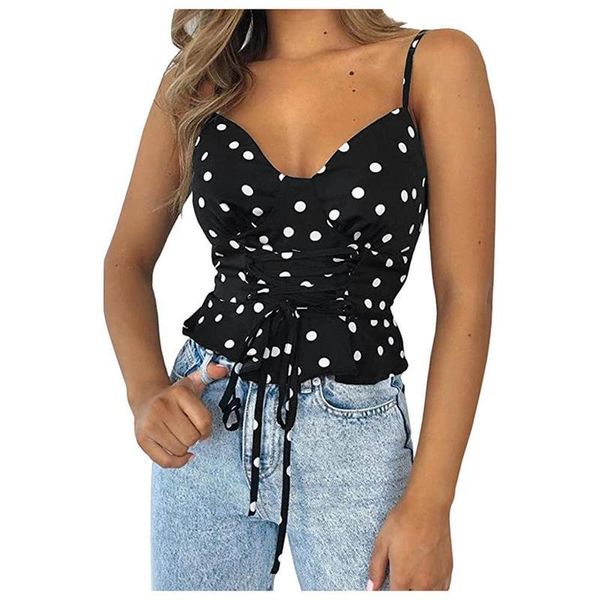 women's t-shirts 2021 women casual dot mouwloos shirt mouwlless tank print t-shirt plus size mujer tea, White
women's t-shirts 2021 women casual dot mouwloos shirt mouwlless tank print t-shirt plus size mujer tea, White