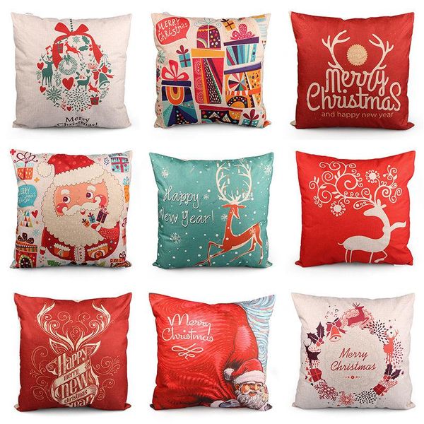 cushion/decorative pillow 2021 christmas deer cotton linen cushion cover case square home decor gift
cushion/decorative pillow 2021 christmas deer cotton linen cushion cover case square home decor gift