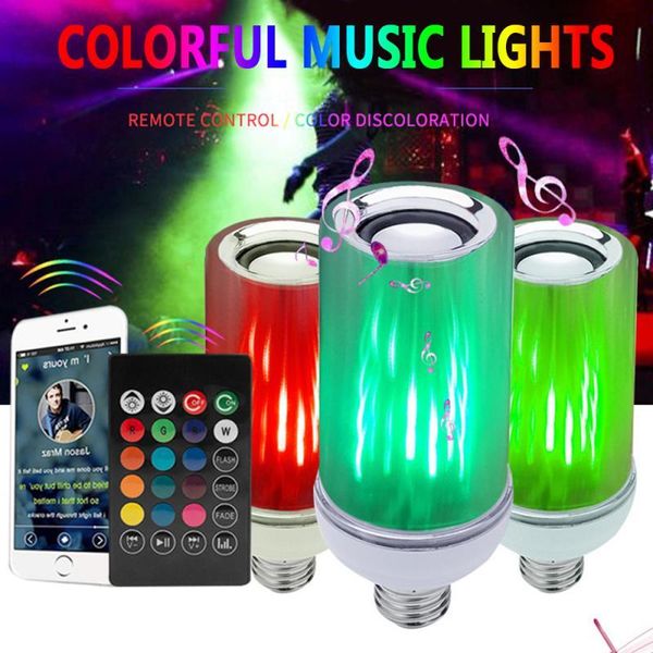 bulbs e27 led smart flame music bulb bluetooth audio remote control colorful dimmable for home bar garage stairwell 
bulbs e27 led smart flame music bulb bluetooth audio remote control colorful dimmable for home bar garage stairwell