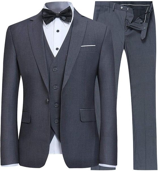 men's suits & blazers suit 3 piece set single breasted simple classic blazer male business wedding formal party wear cloth, White;black
men's suits & blazers suit 3 piece set single breasted simple classic blazer male business wedding formal party wear cloth, White;black