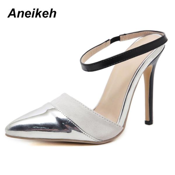 sandals aneikeh 2021 pu women spring autumn solid gladiator slip-on high thin heels shallow party shoes gray 35-40, Black
sandals aneikeh 2021 pu women spring autumn solid gladiator slip-on high thin heels shallow party shoes gray 35-40, Black