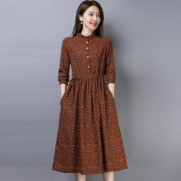 casual dresses spring autumn female dress retro national loose floral cotton leprosy printing long sleeve a-line vestidos l13, Black;gray
casual dresses spring autumn female dress retro national loose floral cotton leprosy printing long sleeve a-line vestidos l13, Black;gray