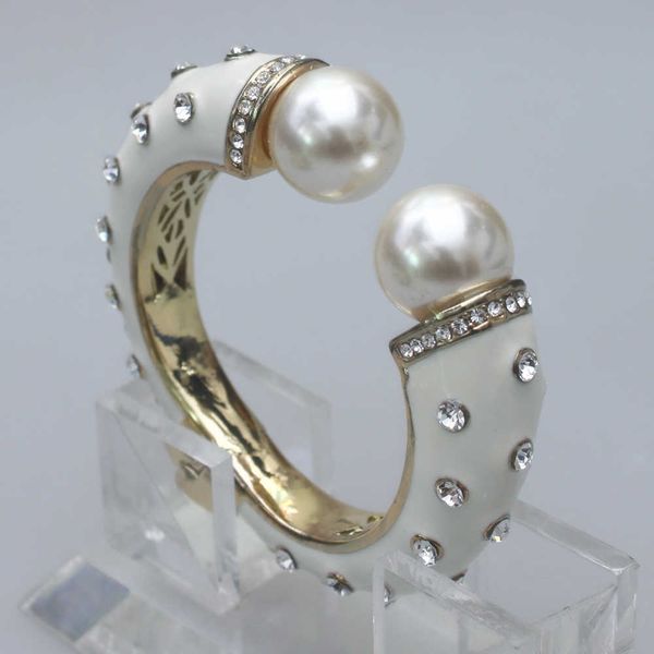 graybirds double pearl cuff bangles bracelets epoxy rhinestone springs enamel jewelry gifts women mother white brown blue gb0398 q0720, Black
graybirds double pearl cuff bangles bracelets epoxy rhinestone springs enamel jewelry gifts women mother white brown blue gb0398 q0720, Black