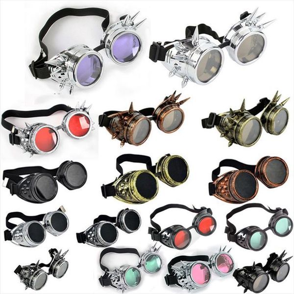 12 colors men women welding goggles gothic steampunk cosplay antique spikes vintage vitoriano glasses eyewear, White;black
12 colors men women welding goggles gothic steampunk cosplay antique spikes vintage vitoriano glasses eyewear, White;black