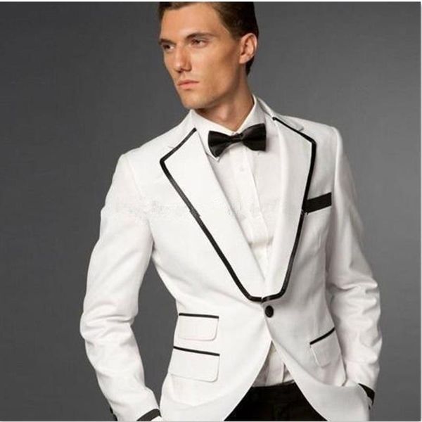 men's suits & blazers design mens wedding groom man regular 2 pieces (jacket+pants) slim fit men suit for dinner party, White;black
men's suits & blazers design mens wedding groom man regular 2 pieces (jacket+pants) slim fit men suit for dinner party, White;black
