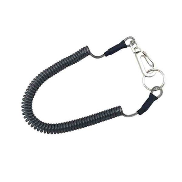 key lanyard fishing missed rope key koord key chain elastic coil stretch tether fashion wire spring rope lockable, Silver
key lanyard fishing missed rope key koord key chain elastic coil stretch tether fashion wire spring rope lockable, Silver