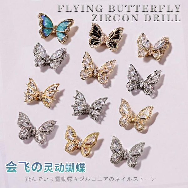 nail art decorations 30pcs 3d moving butterfly rhinestones crystal studs charming gem diamond nails jewelry decoration for acrylic, Silver;gold
nail art decorations 30pcs 3d moving butterfly rhinestones crystal studs charming gem diamond nails jewelry decoration for acrylic, Silver;gold