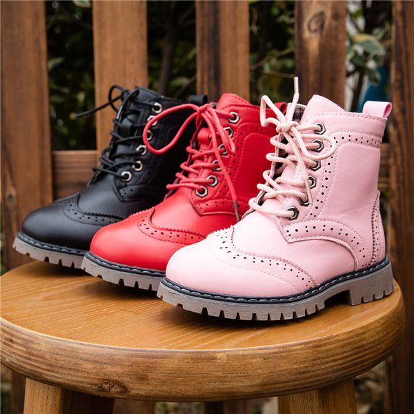 Winter Kids Boots Girls Leather Shoes Solid Color Fashion Children Ankle Boots Non-slip Boots Warm Size 26-36 SJ034, Sj034pink
Winter Kids Boots Girls Leather Shoes Solid Color Fashion Children Ankle Boots Non-slip Boots Warm Size 26-36 SJ034, Sj034pink