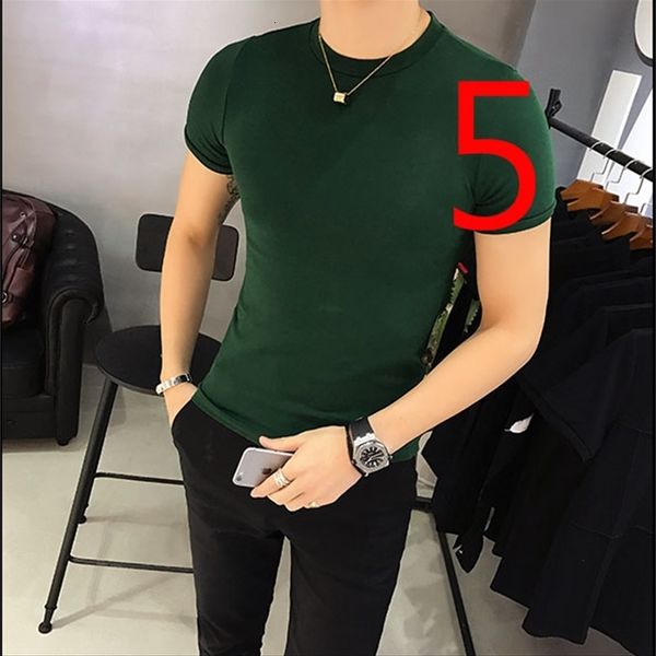 men's 2021 short-sleeved t-shirt new tide brand korean version of ice silk thin section printing slim trend shirt male l4pk, White;black
men's 2021 short-sleeved t-shirt new tide brand korean version of ice silk thin section printing slim trend shirt male l4pk, White;black