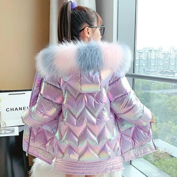down coat 2021 girl waterproof and snowproof cotton jacket thick hooded faux fur collar children's outerwear playing in the snow, Blue;gray
down coat 2021 girl waterproof and snowproof cotton jacket thick hooded faux fur collar children's outerwear playing in the snow, Blue;gray