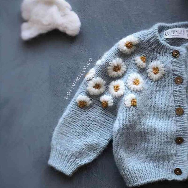 toddler boy and girls spring winter knit coat hand daisy cardigan beautiful vintage style children wool, Blue
toddler boy and girls spring winter knit coat hand daisy cardigan beautiful vintage style children wool, Blue