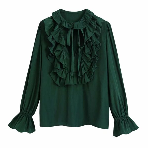 women's blouses & shirts women cascading ruffle shirt o neck bow tie smock female long sleeve blouse casual lady loose blusas s9520, White
women's blouses & shirts women cascading ruffle shirt o neck bow tie smock female long sleeve blouse casual lady loose blusas s9520, White