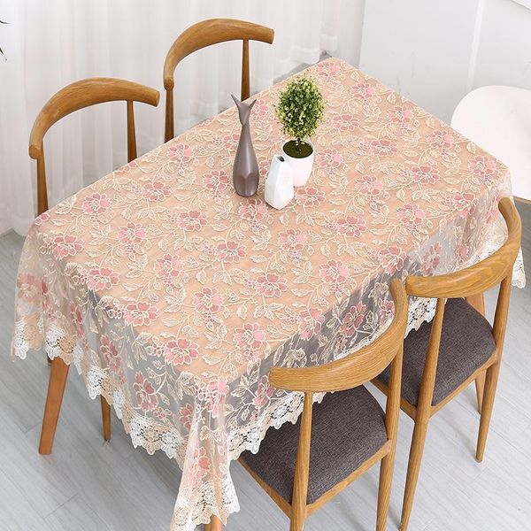 new tablecloth translucent glass yarn embroidery european style lace cover washable table cloth for table
new tablecloth translucent glass yarn embroidery european style lace cover washable table cloth for table