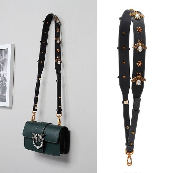 fashion gold bee leather strap pu handbag accessories replacement wide shoulder bag straps women design corssbody bag strap belt278k, Black
fashion gold bee leather strap pu handbag accessories replacement wide shoulder bag straps women design corssbody bag strap belt278k, Black