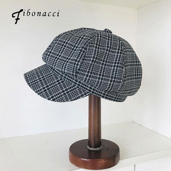 stingy brim hats fibonacci spring summer plaid octagonal has for women retro beret hat french artist painter cap female casual caps, Blue;gray
stingy brim hats fibonacci spring summer plaid octagonal has for women retro beret hat french artist painter cap female casual caps, Blue;gray