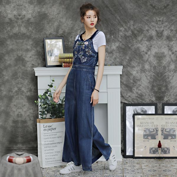 strapless adjustable denim broad leg pants of retro-floral women embroidered tdz306 w0xf, Blue
strapless adjustable denim broad leg pants of retro-floral women embroidered tdz306 w0xf, Blue