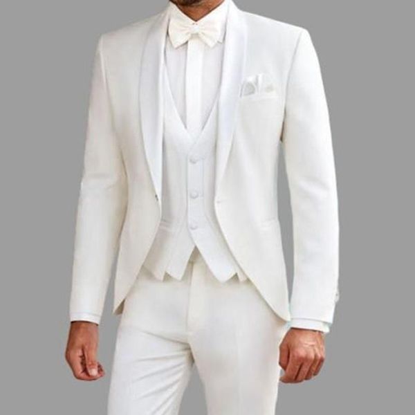 men's suits & blazers spring autumn fashion luxury formal dress male 3 piece suit men white/solid slim fit wedding party dinner clothin, White;black
men's suits & blazers spring autumn fashion luxury formal dress male 3 piece suit men white/solid slim fit wedding party dinner clothin, White;black