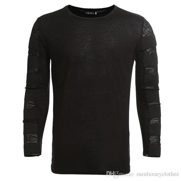 tshirt male new men tee long sleeved street mesh autumn spring t-shirt color designer solid eptil, Black
tshirt male new men tee long sleeved street mesh autumn spring t-shirt color designer solid eptil, Black