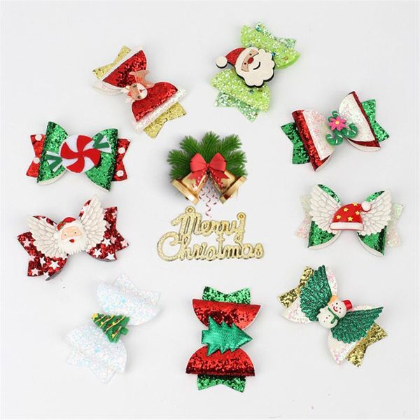hair accessories 10pcs/lot 2021 lovely bows for girls bling glitter clip santa claus hairpin swallowtail christmas, Slivery;white
hair accessories 10pcs/lot 2021 lovely bows for girls bling glitter clip santa claus hairpin swallowtail christmas, Slivery;white