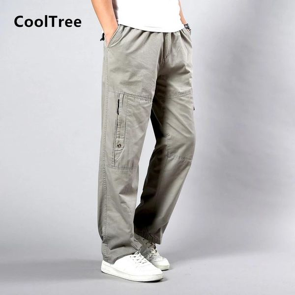 men's pants cooltree men casual spring autumn solid color multi-pocket cotton straight trousers male loose work cargo plus size, Black
men's pants cooltree men casual spring autumn solid color multi-pocket cotton straight trousers male loose work cargo plus size, Black