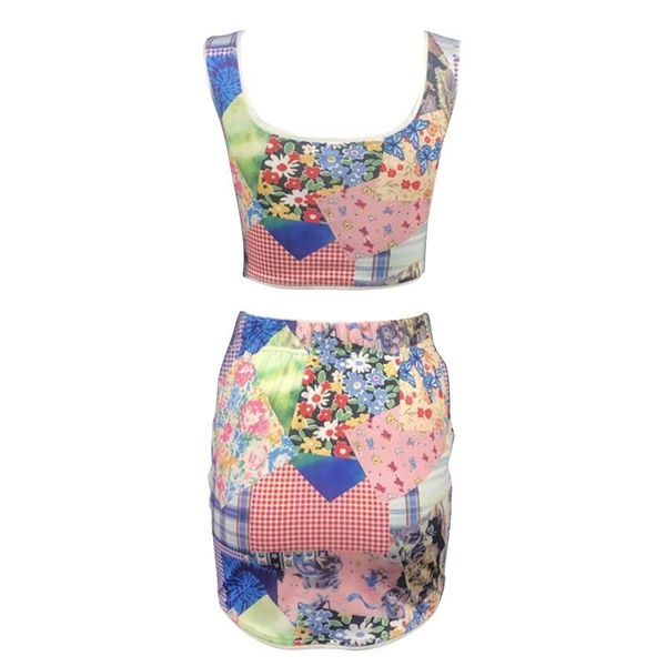 women's tracksuits hirigin women two-piece vest clothes set multicolor irregular printed pattern sleeveless backless with print skirt, Gray
women's tracksuits hirigin women two-piece vest clothes set multicolor irregular printed pattern sleeveless backless with print skirt, Gray