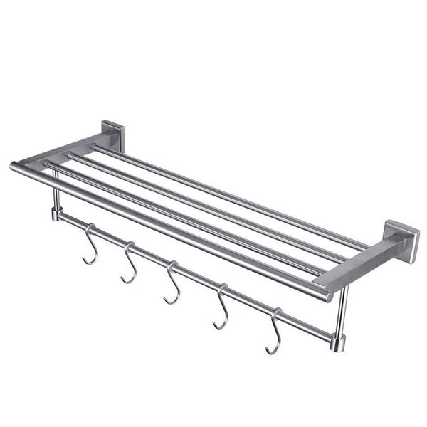 towel racks silver double rack 5 hooks hanger bar shelf rail holder storage bathroom stainless steel restroom hardware accessories
towel racks silver double rack 5 hooks hanger bar shelf rail holder storage bathroom stainless steel restroom hardware accessories