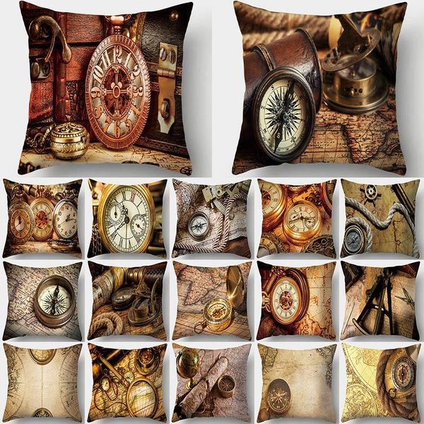 cushion/decorative pillow retro compass clock pattern decorative cushion pillowcase polyester cover throw sofa decoration pillowcover 40954
cushion/decorative pillow retro compass clock pattern decorative cushion pillowcase polyester cover throw sofa decoration pillowcover 40954