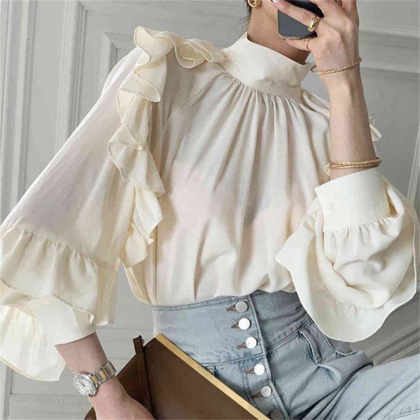 women's tanks & camis hzirip pattern frilly shirts streetwear chic soft lady casual ol solid sale fall elegant thin 4zs9, White
women's tanks & camis hzirip pattern frilly shirts streetwear chic soft lady casual ol solid sale fall elegant thin 4zs9, White