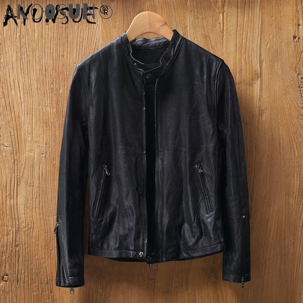 men's leather & faux akoosun 2021 genuine jacket men real sheepskin coat motorcycle biker bomber veste cuir homme mg8-k8893 kj4424, Black
men's leather & faux akoosun 2021 genuine jacket men real sheepskin coat motorcycle biker bomber veste cuir homme mg8-k8893 kj4424, Black