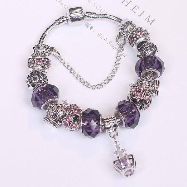 charm bracelets fashion purple crystal bracelet beaded for girlfriend and friend, Golden;silver
charm bracelets fashion purple crystal bracelet beaded for girlfriend and friend, Golden;silver