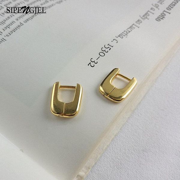 hoop & huggie sipengjel fashion small u-shpaed earrings french romantic elegant vintage for women jewelry 2021, Golden;silver
hoop & huggie sipengjel fashion small u-shpaed earrings french romantic elegant vintage for women jewelry 2021, Golden;silver