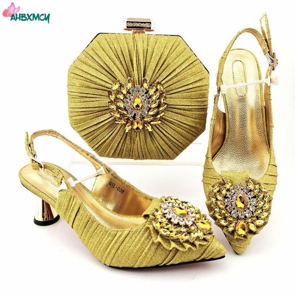 dress shoes slingbacks pumps design african women and bag set in golden color sandals for pretty party, Black
dress shoes slingbacks pumps design african women and bag set in golden color sandals for pretty party, Black