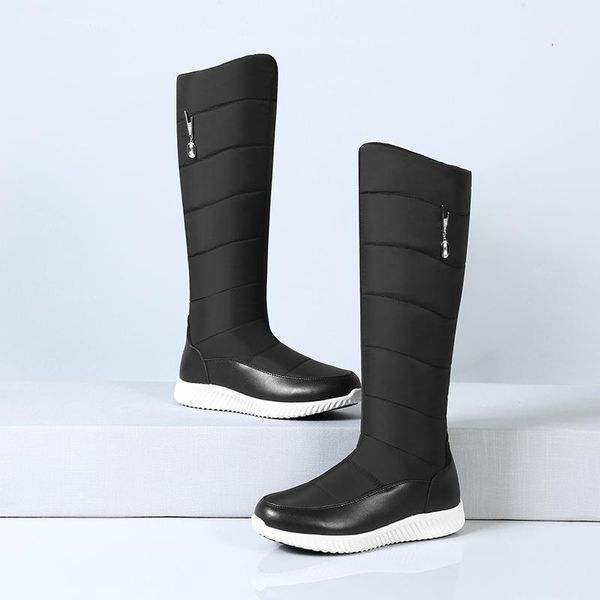 boots winter warm women snowshoes knee high natural genuine leather snow fur leisure sports -30degrees1, Black
boots winter warm women snowshoes knee high natural genuine leather snow fur leisure sports -30degrees1, Black