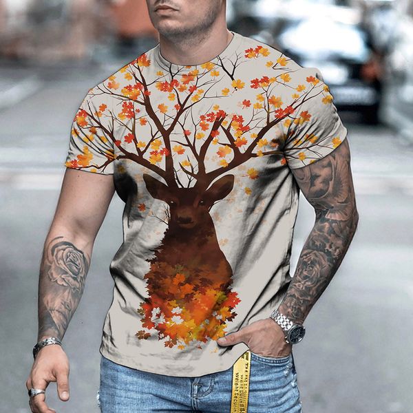 tees,polos plus-size fashion man trend 3d digital printing round neck loose t-shirt animal elk series short sleeve
tees,polos plus-size fashion man trend 3d digital printing round neck loose t-shirt animal elk series short sleeve