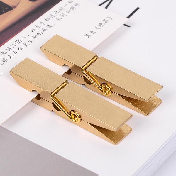 1pcs creative p storage brass clip metal home clip mini for office home school 
1pcs creative p storage brass clip metal home clip mini for office home school