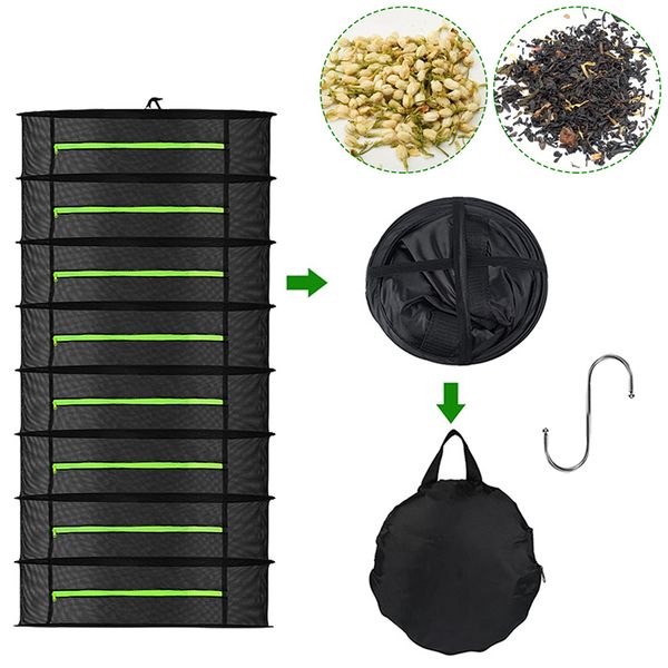 hanging herb drying racks garden supplie 2/4/6/8 layers herbs foldable dry rack bag mesh dryer for flowers buds plants organizer
hanging herb drying racks garden supplie 2/4/6/8 layers herbs foldable dry rack bag mesh dryer for flowers buds plants organizer