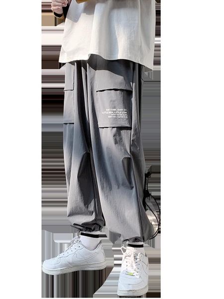 men's pants japanese style functional overalls fall plus size loose-fit tappered trousers fashion brand summer casual hip hop wide, Black
men's pants japanese style functional overalls fall plus size loose-fit tappered trousers fashion brand summer casual hip hop wide, Black