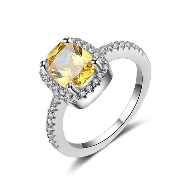 wedding rings classic square cubic zirconia finger for engagement jewelry bague simple cz birthday stone couple ring anel k005, Slivery;golden 
wedding rings classic square cubic zirconia finger for engagement jewelry bague simple cz birthday stone couple ring anel k005, Slivery;golden