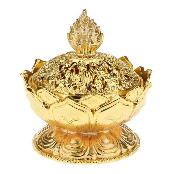 sachet bags lotus smoke incense cone burner aroma support stove disconnector censer - gold
sachet bags lotus smoke incense cone burner aroma support stove disconnector censer - gold