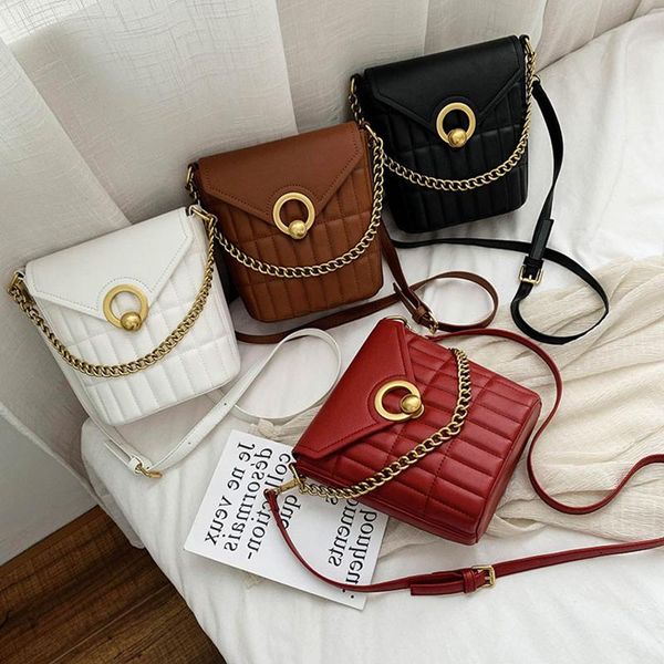 shoulder bags 2021 fashion high sense chain bag bucket small women's texture messenger foreign style autumn and winter shoulde
shoulder bags 2021 fashion high sense chain bag bucket small women's texture messenger foreign style autumn and winter shoulde