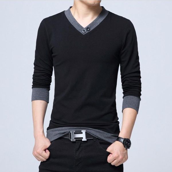 men's t-shirts selling product in 2021 long-sleeved t-shirt comfortable cotton v-neck oversized t shirt clothing, White;black
men's t-shirts selling product in 2021 long-sleeved t-shirt comfortable cotton v-neck oversized t shirt clothing, White;black