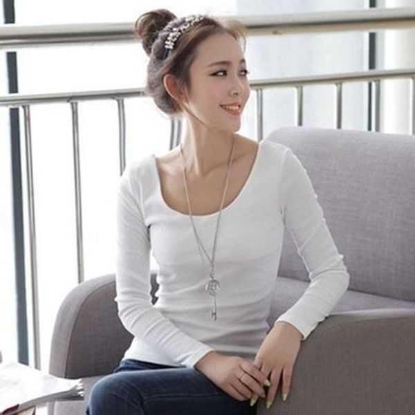 basic t shirt women long sleeve women 2021 spring autumn tee shirt women korean style t-shirt cotton new plus size tee, White
basic t shirt women long sleeve women 2021 spring autumn tee shirt women korean style t-shirt cotton new plus size tee, White