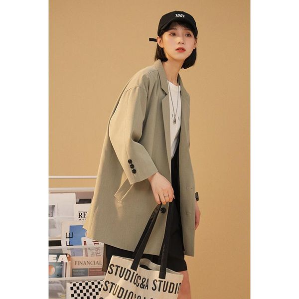 women's jackets khaki clothing 2021 summer streetwear plus size tee little suit long sleeve jacket fashion vintage y2k clothes, Black;brown
women's jackets khaki clothing 2021 summer streetwear plus size tee little suit long sleeve jacket fashion vintage y2k clothes, Black;brown