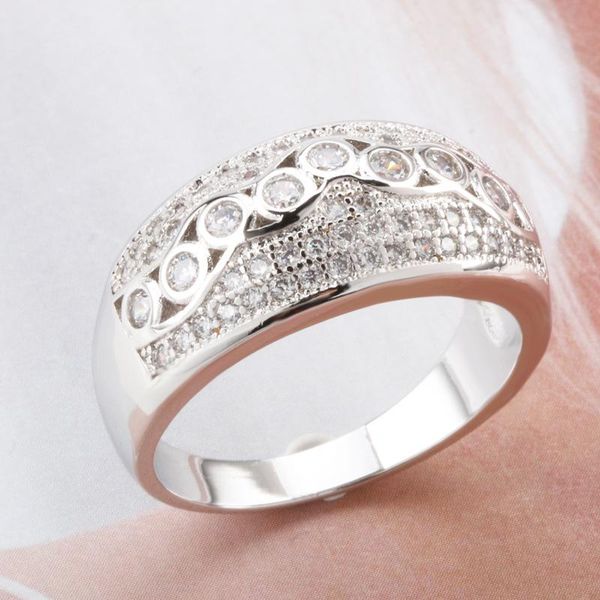 wedding rings wyjzy inlaid zircon ladies ring classic wear jewelry fashion casual classical elegant temperament, Slivery;golden
wedding rings wyjzy inlaid zircon ladies ring classic wear jewelry fashion casual classical elegant temperament, Slivery;golden