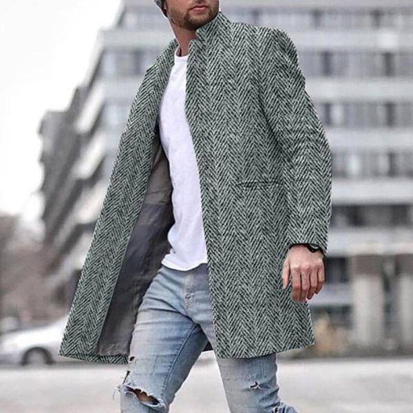 men's jackets vintage coats men solid color blends male long sleeve stand collar trench fashion button up style overcoats, Black;brown
men's jackets vintage coats men solid color blends male long sleeve stand collar trench fashion button up style overcoats, Black;brown