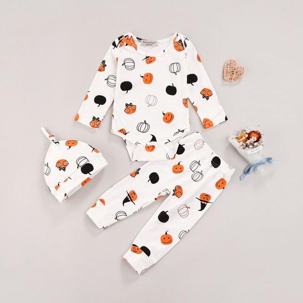 clothing sets 3pcs baby girl boy suits outfits trousers pants suit long sleeve round neck cartoon halloween pumpkin romper jogger, White
clothing sets 3pcs baby girl boy suits outfits trousers pants suit long sleeve round neck cartoon halloween pumpkin romper jogger, White