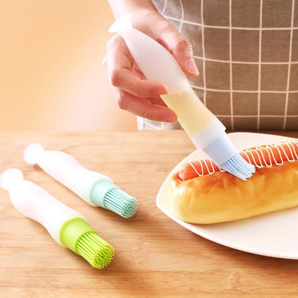 tools & accessories 1pc high temperature resistant oil bottle silicone brush kitchen bbq tool eco-friendly useful baking barbecue brushes
tools & accessories 1pc high temperature resistant oil bottle silicone brush kitchen bbq tool eco-friendly useful baking barbecue brushes