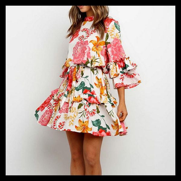 casual dresses autumn elegant floral print ruffled long-sleeved lace-up elastic waist womens mini dress summer party plus size short skirt -, Black;gray
casual dresses autumn elegant floral print ruffled long-sleeved lace-up elastic waist womens mini dress summer party plus size short skirt -, Black;gray